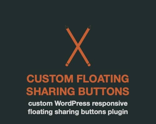 Custom WordPress Floating Sharing Buttons